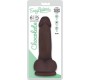 Xr - Easy Riders PLĀNS ŠOKOLĀDES DILDO AR sēkliniekiem EASY RIDERS 15'25 CM