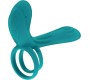 Toy Joy SILICONE VIBRATING RING FOR COUPLES WITH GREEN USB CONTROL