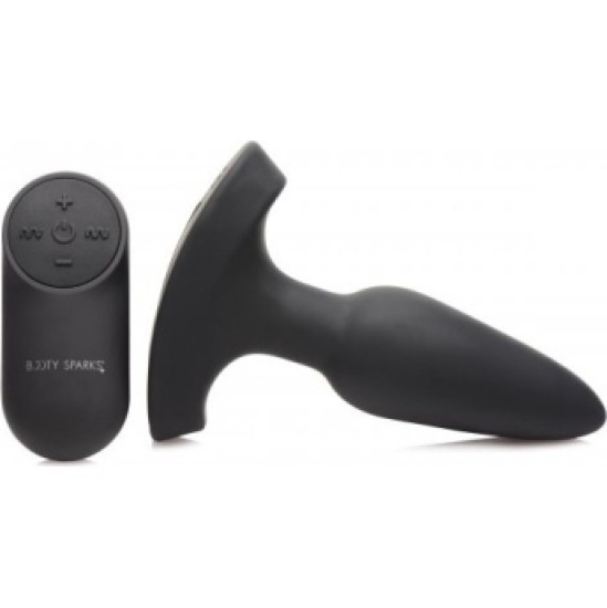 Xr - Booty Sparks SILICONE ANAL PLUG W/ LASER HEART S CONTROL