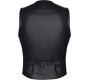 Demoniq OLIVER BLACK VEST WITH ADJUSTMENT BACK L