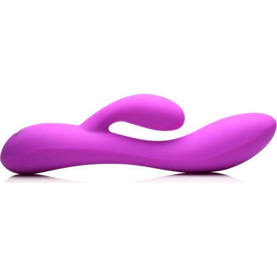 Xr - Bang! RECHARGEABLE RABBIT FLEXIBLE SILICONE VIBRATOR PURPLE