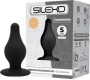 Silexd PLUG SILICONE MODEL 2 3 S BLACK