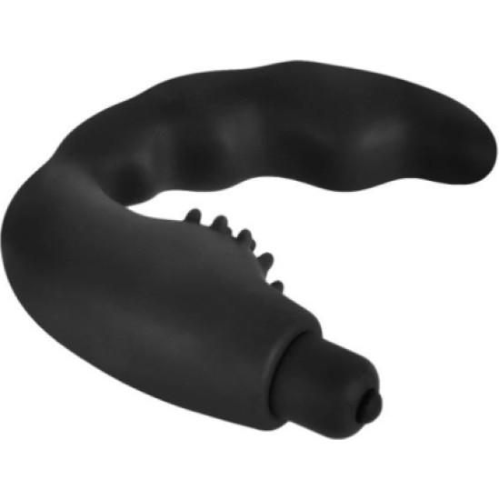 Vscnovelty PERFECT BLACK SILICONE PROSTATIC VIBRATOR