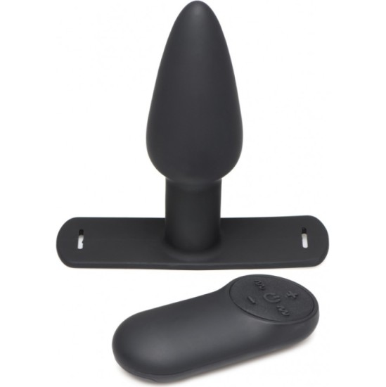 Xr - Masterseries VIBRATOR PLUG W/ SILICONE CONTROL AND W/ HARNESS