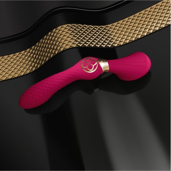 Shunga VIBRATOR MASSAGER ZOA USB RASPBERRY