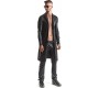 Demoniq SERGIO WETLOOK TRENCH MĒTELIS, BLACK L