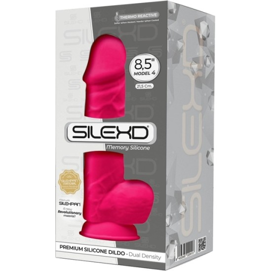 Silexd SILIKONA DILDO MODELIS 4 8,5 ROZĀ