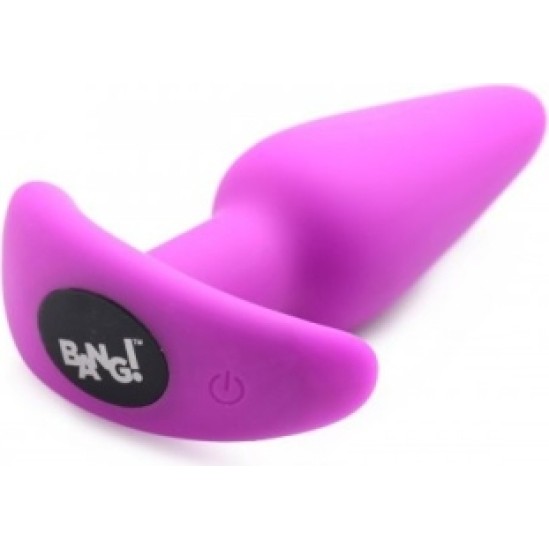 Xr - Bang! VIBRATED ANAL FORM T SILICONE USB W/ PURPLE REMOTE