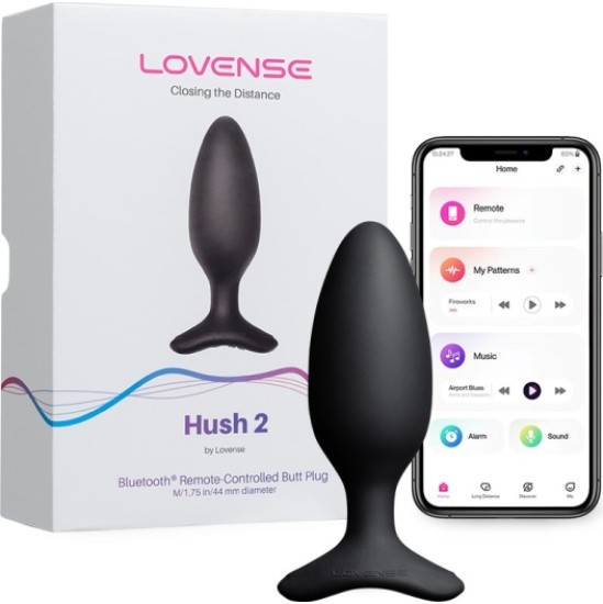 Lovense HUSH 2 - 3'8 CM IEPAKOJUMS 10 VIENĪBAS