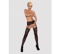 Obsessive GARTER STOCKINGS S206 BLACK S/M/L