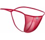 Mob Eroticwear RED MESH THONG L/XL