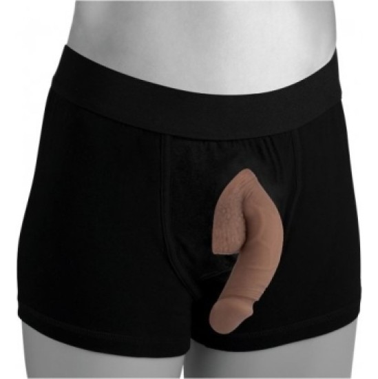 Xr - Strap U PENIS W/ FLACID TESTICLES 12'7 CM TAN