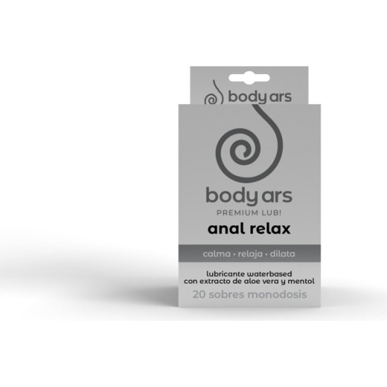 Body Ars ANAL RELAX WATER LUBRICANT 20 VIENA DOZĖ 4 ML