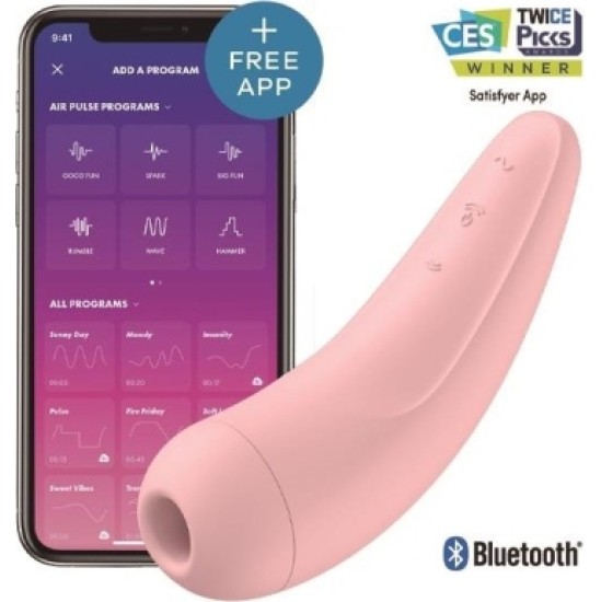 Satisfyer ПРИСОСКА CURVY 2+ ПРИЛОЖЕНИЕ РОЗОВОЕ