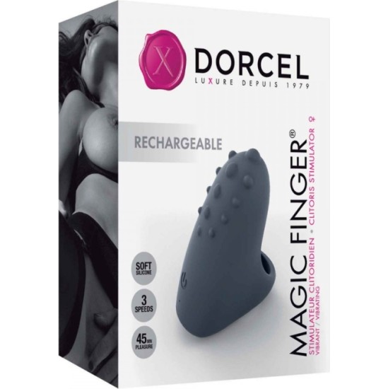 Dorcel USB-ВИБРАТОР MAGIC FINGER СЕРЫЙ