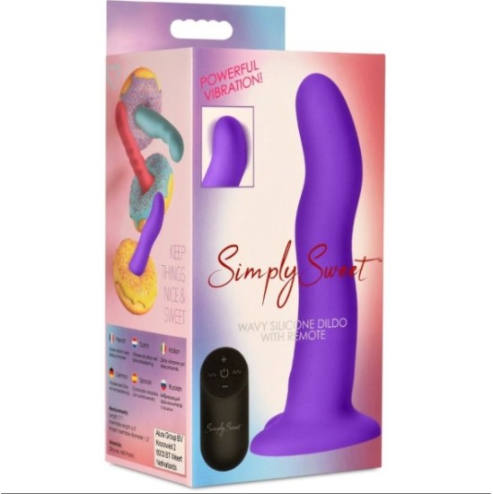 Xr - Simply Sweet VIĻŅU SILIKONA VIBRATORS AR PURPU KONTROLI