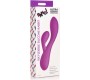 Xr - Bang! RECHARGEABLE RABBIT FLEXIBLE SILICONE VIBRATOR PURPLE