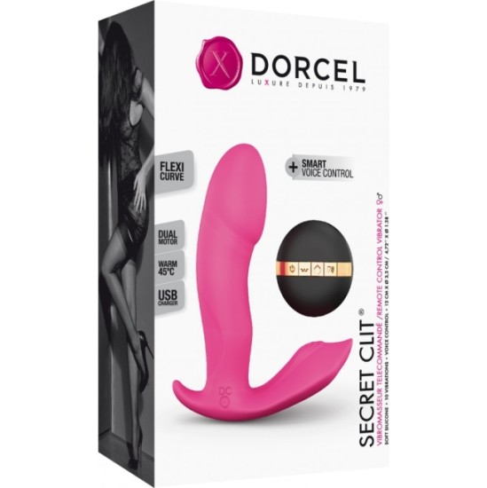 Dorcel VIBRATORS AR UZLĀDĒJAMU VADĪBAS SECRET CLIT