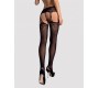 Obsessive GARTER STOCKINGS S206 BLACK S/M/L