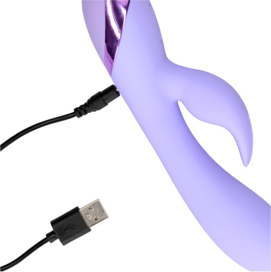 Loveline LAVENDER USB SOFT SILICONE BUNNY VIBRATOR