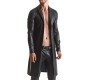 Demoniq SERGIO WETLOOK TRENCH MĒTELIS, BLACK L