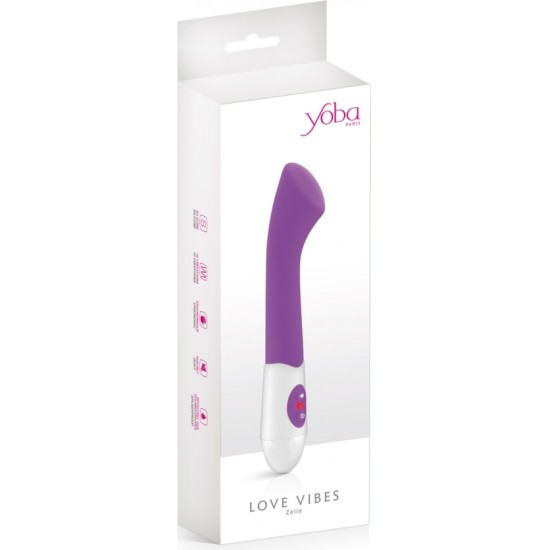 Yoba G-SPOT ZELIE PURPLE SILIKONINIS VIBRATORIUS