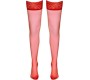 Cottelli Legwear Sarkanas pieturas zeķes 4