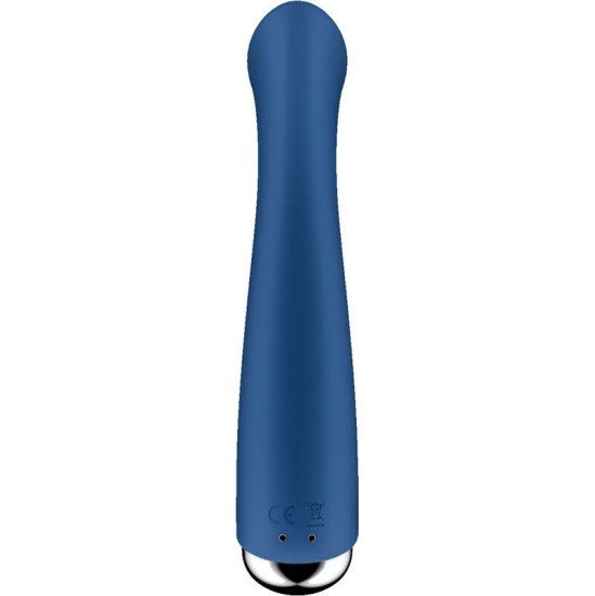 Satisfyer Vibrator APMIERINĀTĀJS - GRĪPOŠANĀS G-SPORT 1 ROTATORS VIBRATORS ZILS