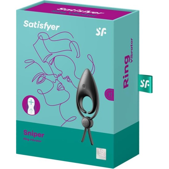 Satisfyer Peeniserõngas Sniper Must