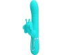 Pretty Love Flirtation PRETTY LOVE – MULTIFUNKTSIONAALNE JÄNESE VIBRAATOR 4 IN 1 BUTTERFLY AQUA GREEN