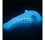 Lovetoy Dubultais dildo Lumino Play Blue Light 10.5