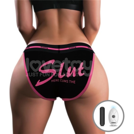 Lovetoy Spausdintos vibruojančios seksualios kelnaitės 34-38