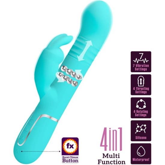 Prettylove Kivisüsi suruvad ja pöörlevad kuulid Vibrator USB