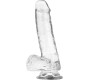 X Ray HARNESS + CLEAR COCK WITH BALLS 18.5 CM -O- 3.8 CM