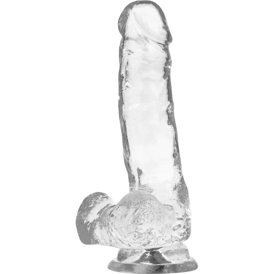 X Ray HARNESS + CLEAR COCK WITH BALLS 18.5 CM -O- 3.8 CM