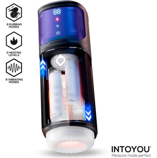 Intoyou „Nextor Advanced“ automatinis masturbatorius su trynimo ir šildymo funkcija