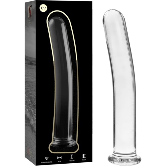 Nebula Series By Ibiza MODEL 9 DILDO BOROSILICATE GLASS 15.5 X 2.5 CM CLEAR