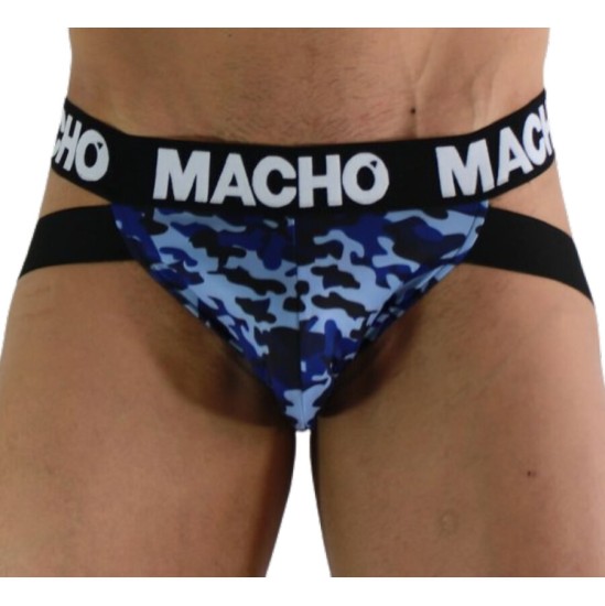 Macho Underwear MACHO — MX28MA JOCK MILITARY BLUE S