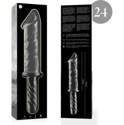 Nebula Series By Ibiza MODELIS 24 DILDO BOROSILIKATINIS STIKLAS 28,5 X 5 CM SKAIRSUS