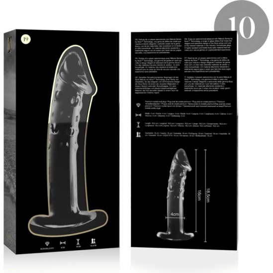 Nebula Series By Ibiza MUDEL 19 DILDO BOROSILIKAATKLAAS 18,5 X 4 CM SELG