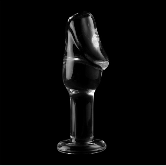 Nebula Series By Ibiza MODEL 6 ANAL PLUG BOROSILICATE GLASS 12.5 X 4 CM CLEAR