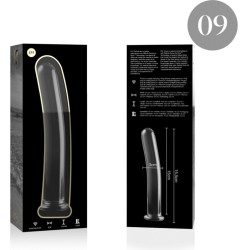 Nebula Series By Ibiza MODEL 9 DILDO BOROSILICATE GLASS 15.5 X 2.5 CM CLEAR