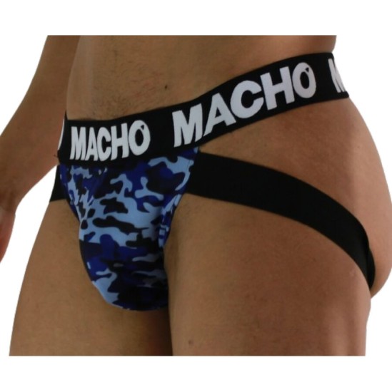 Macho Underwear MACHO — MX28MA JOCK MILITARY BLUE S