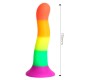 Dildox By Engily Ross Dildo Silicona L quida Color Arcoiris 18 cm