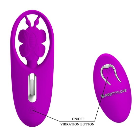 Prettylove Dancing Butterfly Panty Stimulator Remote Control