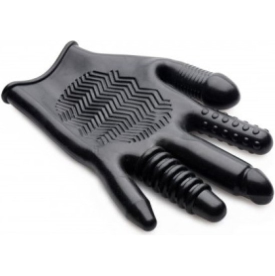 Xr - Masterseries BLACK GLOVE W/ DIFFERENT STRETCH MARKS