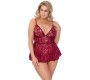 Cottelli Curves Babydoll punane XL