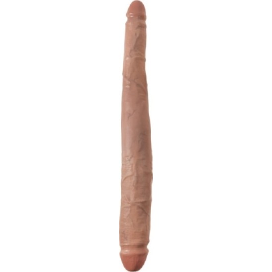 Outlet KING COCK DOUBLE REALISITICO RUDA VARPA 41 CM