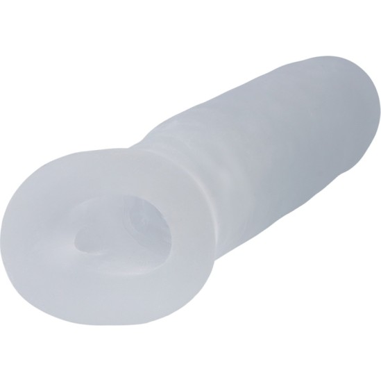 Virgite - Sleeves REALISTIC PENIS SHEATH S10 TRANSPARENT 17'80 CM