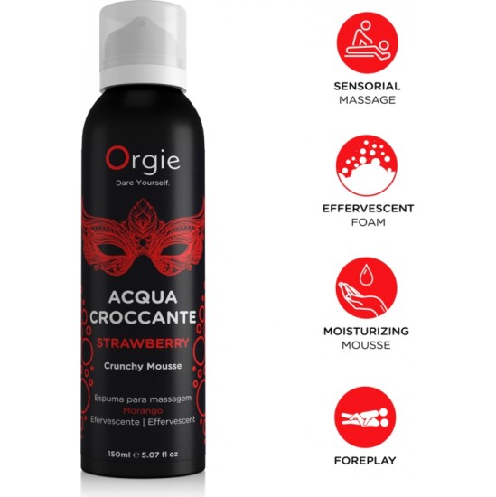 Orgie ACQUA STRAWBERRY CREPITANT MASĀŽA 150 ML